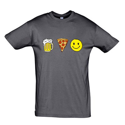 Pivo pizza happines