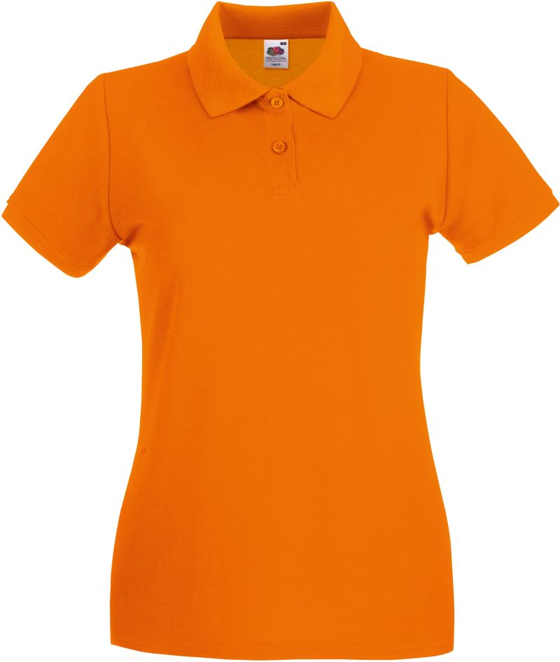 Dámské piqué polo - orange