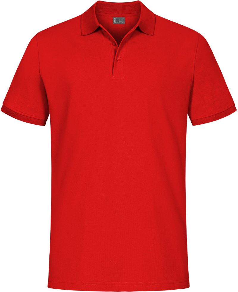 Levně Pánské pracovní piqué polo - EXCD - fire red