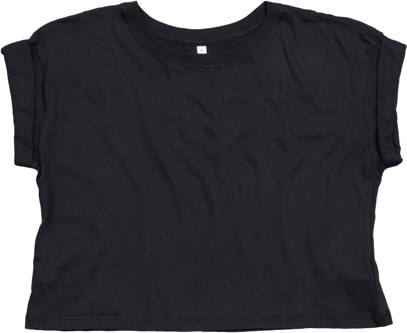 Levně Dámský crop top - black