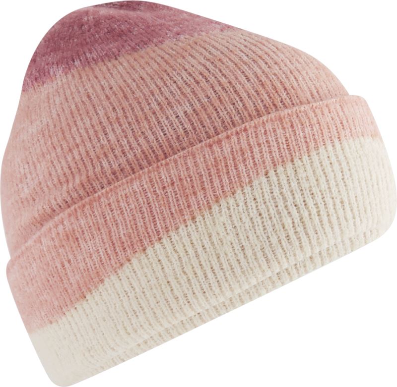 Levně Pletená čepice "Soft Wave" - rose/peach/vanilla