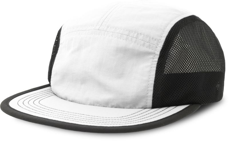 Levně 5 panelová skládací kšiltovka - white