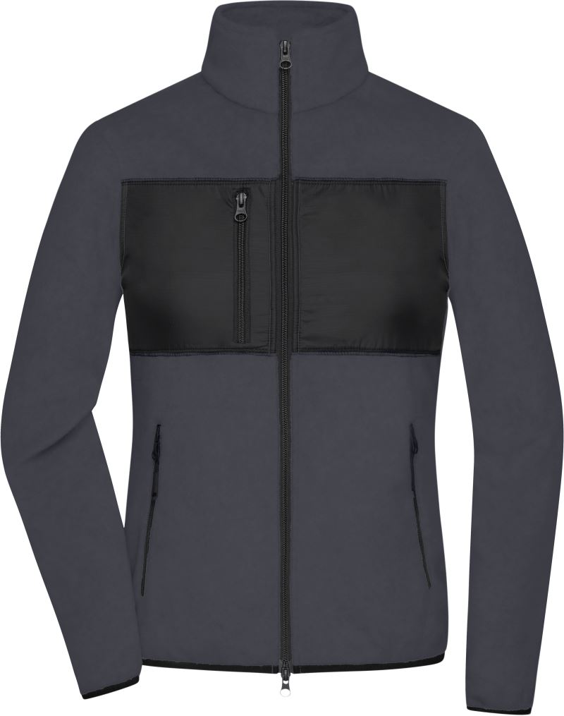 Levně Dámská fleecová bunda - carbon/black