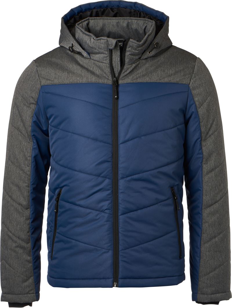 Levně Pánská zimní bunda - navy/anthracite melange