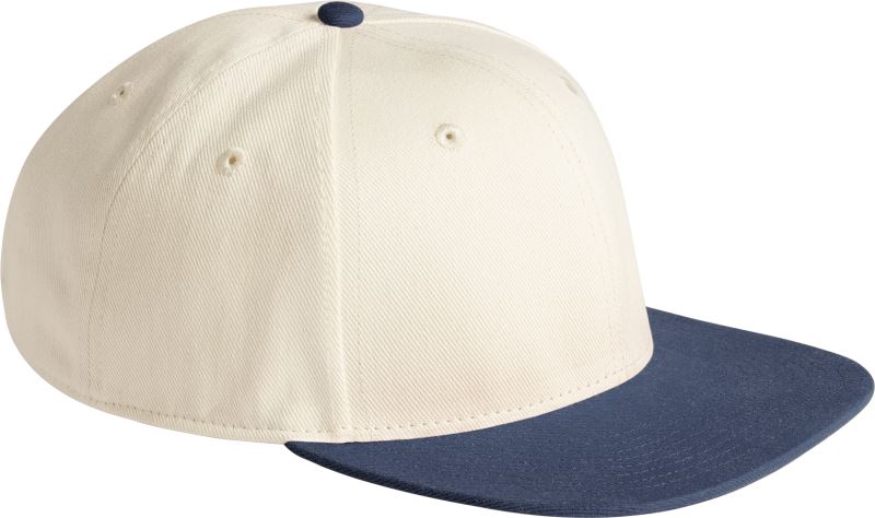 Levně 6 panelová kontrastní kšiltovka - natural/navy