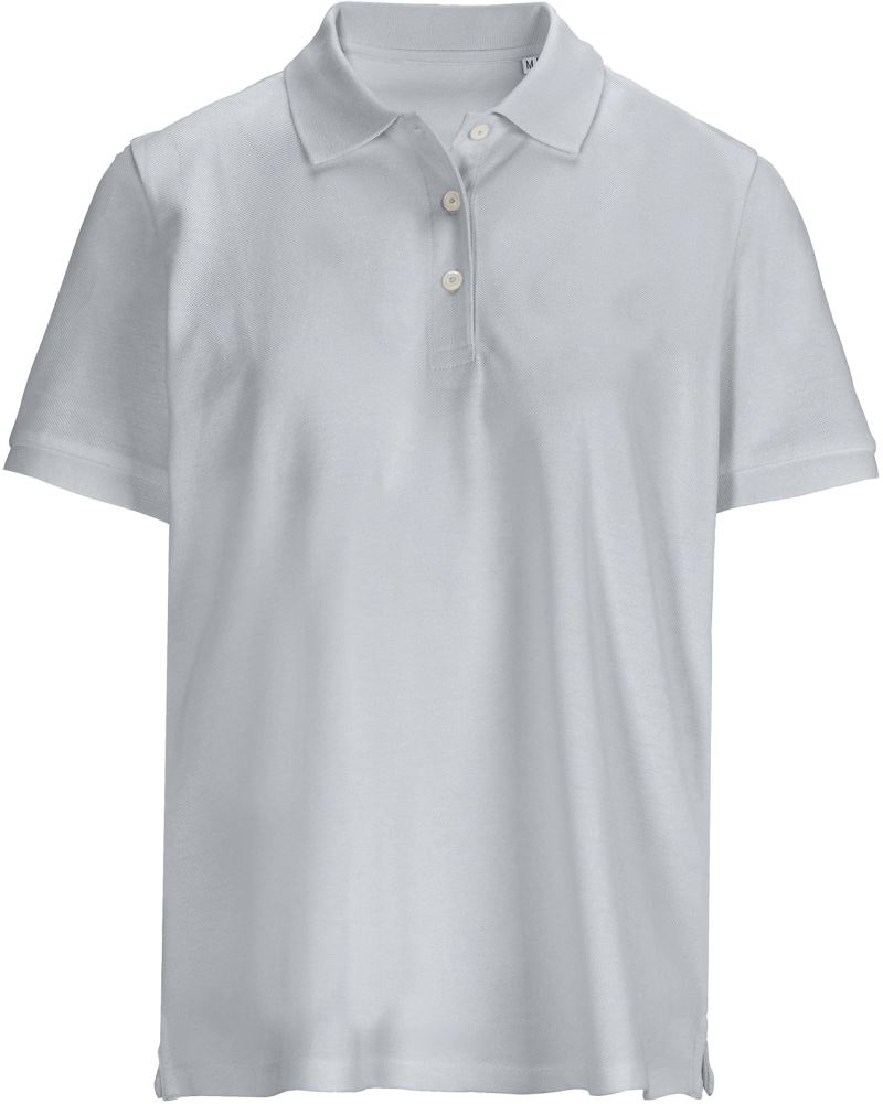 Levně Dámské piqué polo z těžké bavlny - pure grey