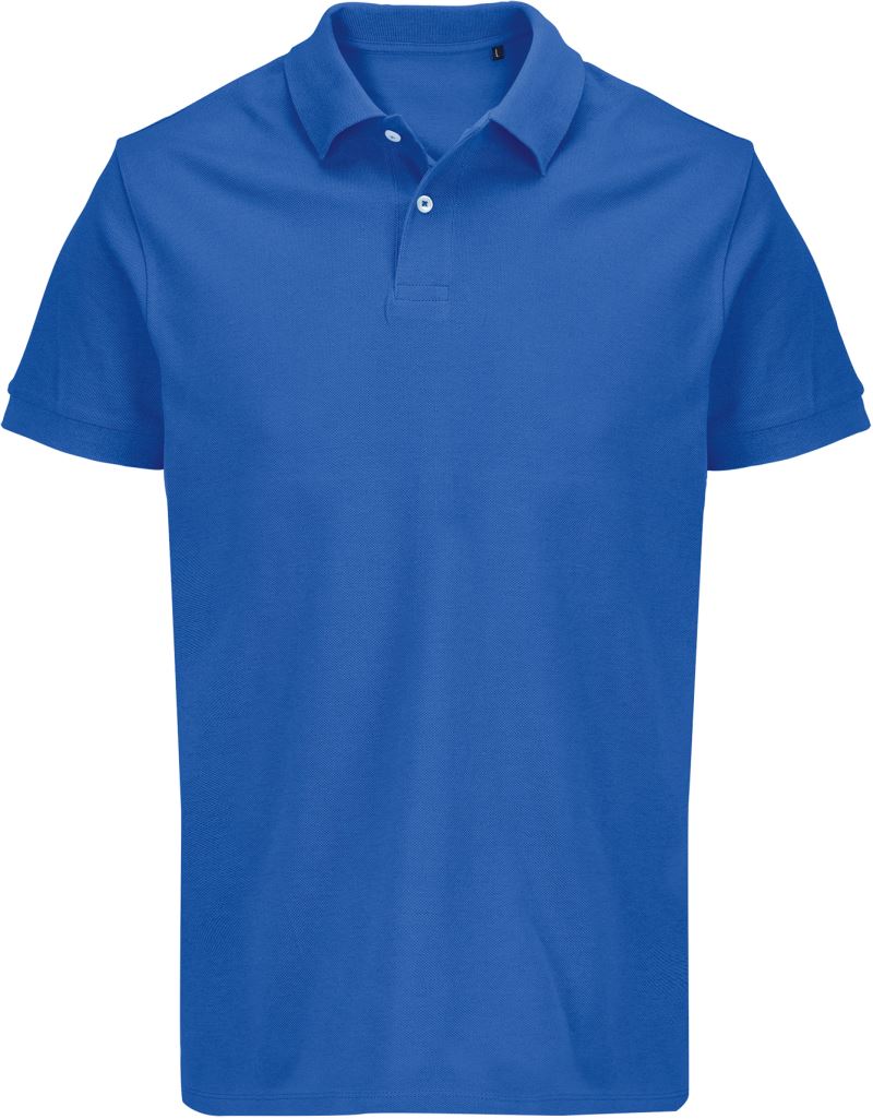 Unisex piqué polo z těžké bavlny - royal blue