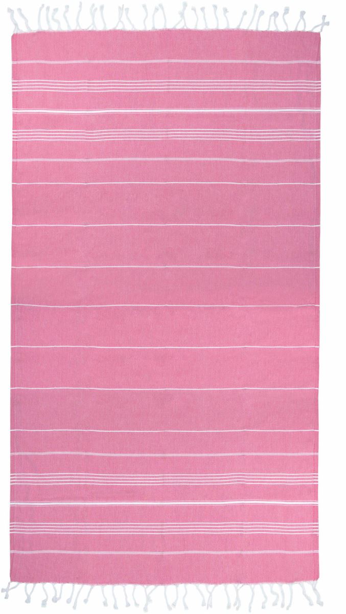 Levně Hamam ručník "Sultan" - pink/white