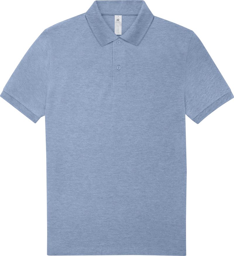 Levně Piqué polo z těžké bavlny - heather blue