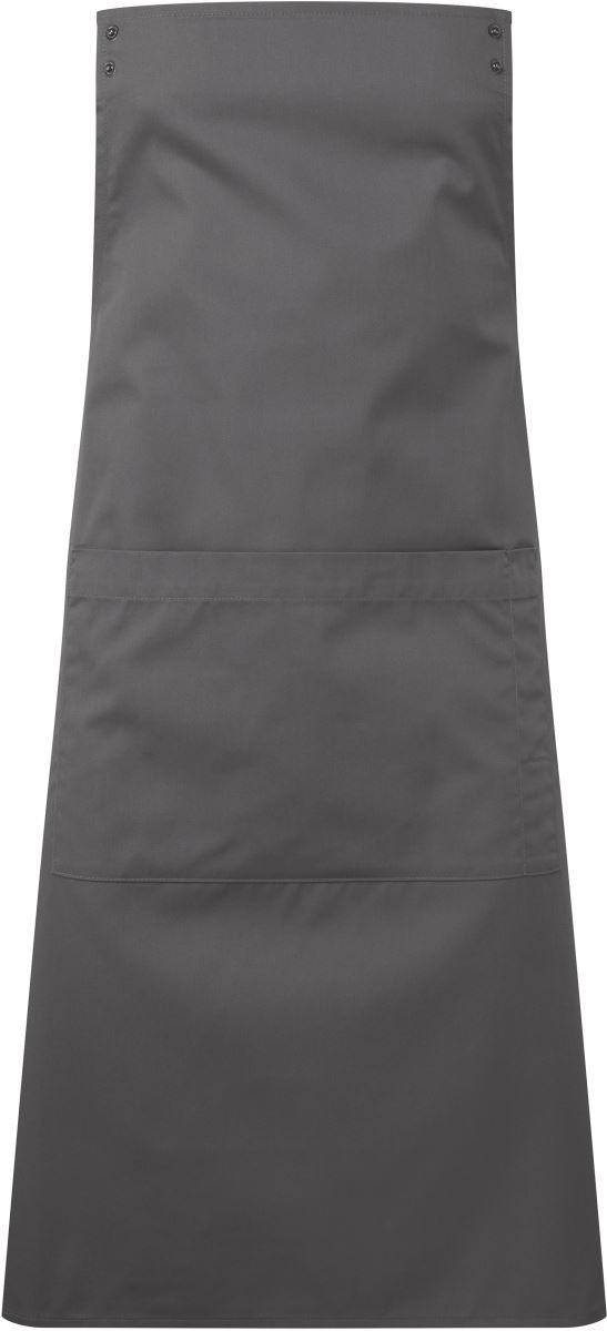 Levně Zástěra s laclem "Swap and Pop" - dark grey