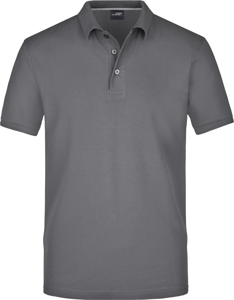 Levně Pánské pima piqué polo - carbon
