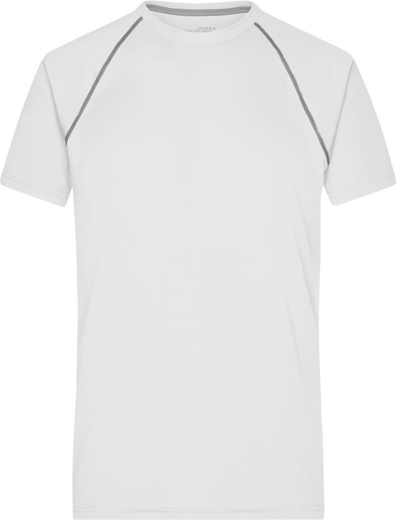 Levně Pánské funkční tričko - white/silver