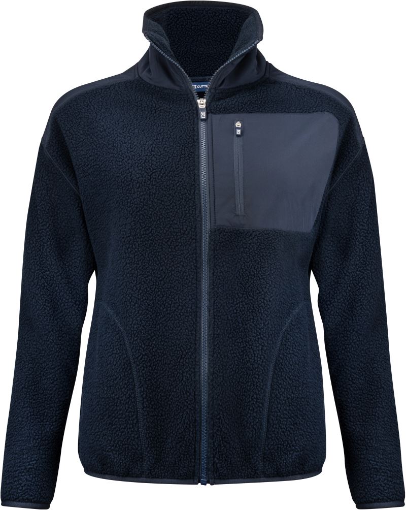 Levně Dámská fleecová bunda Sherpa - dark navy