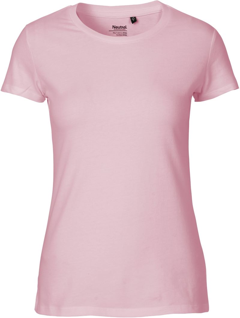 Levně Dámské tričko z bio bavlny - light pink