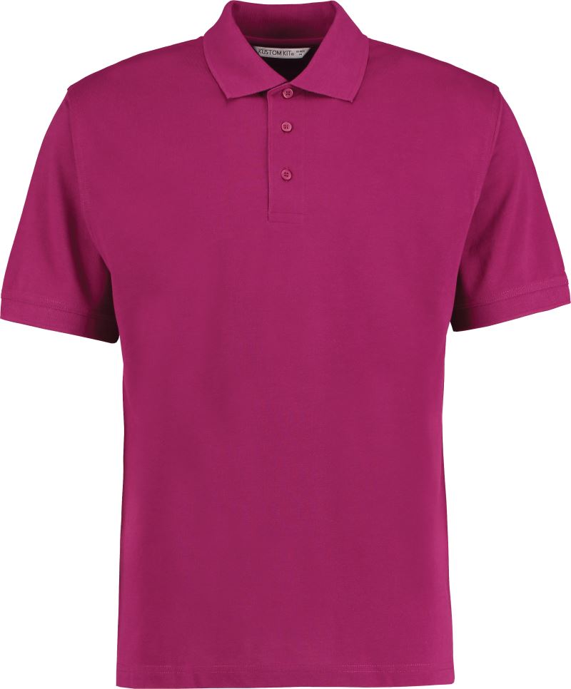 Levně Pánské piqué polo "Superwash" - magenta