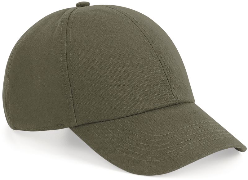 Levně 6 panelová kšiltovka z bio bavlny - olive green