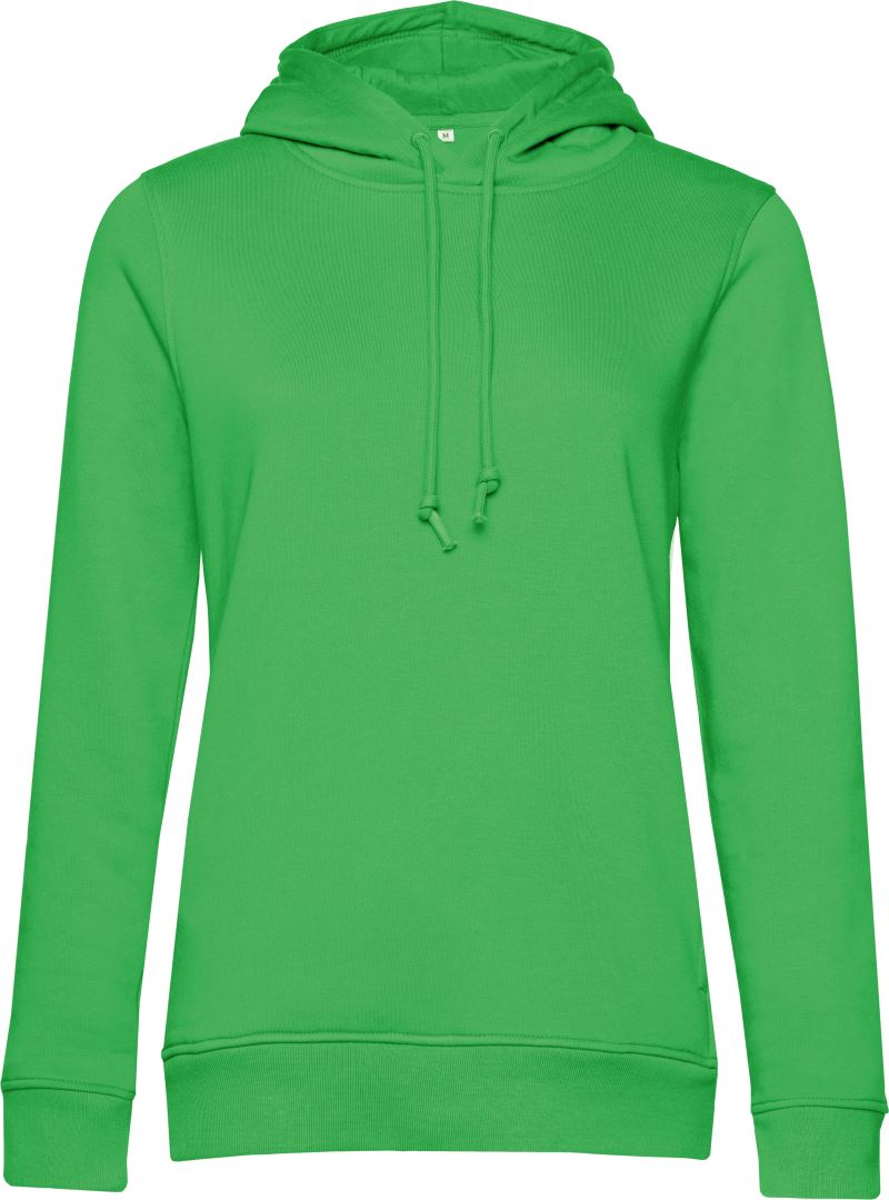 Levně Dámská mikina s kapucí - apple green
