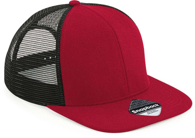 Levně 6 panelová kšiltovka "Original Trucker" - classic red/black