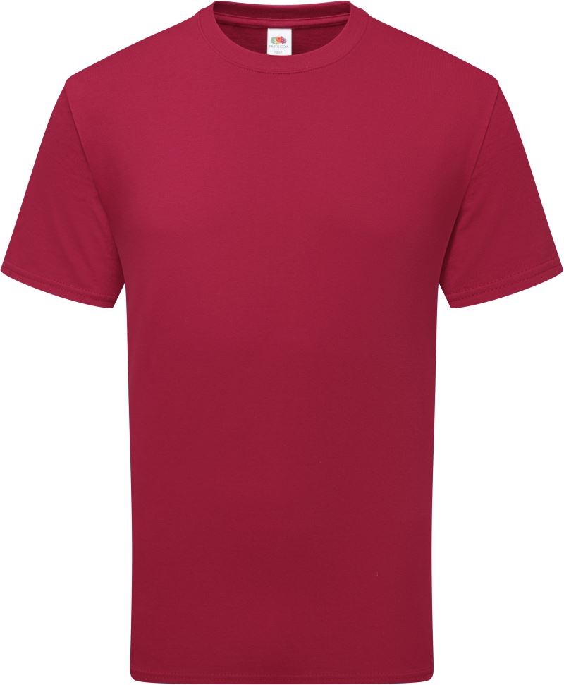 Levně Tričko z těžké bio bavlny - cranberry