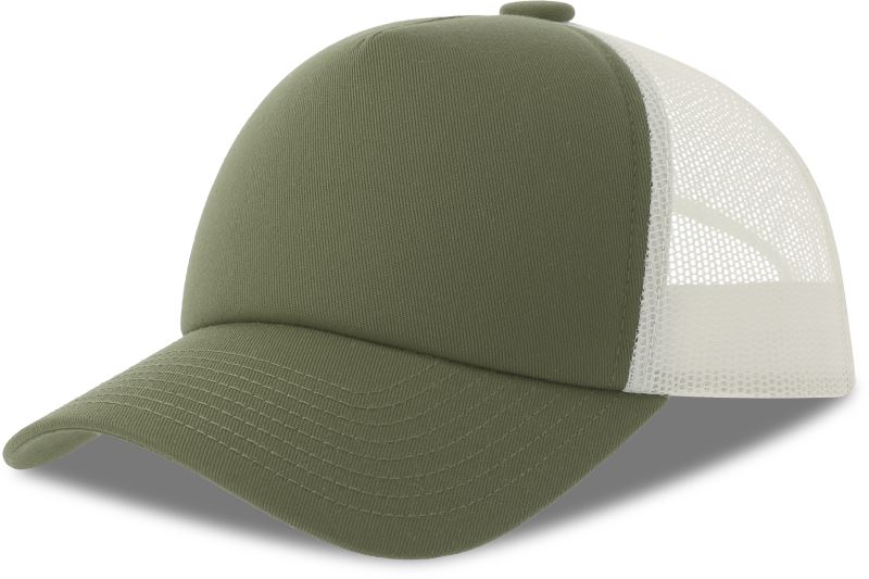 Levně 5 panelová Trucker kšiltovka - olive