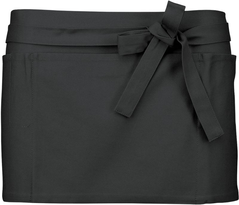 Levně Barová zástěra krátká - dark grey