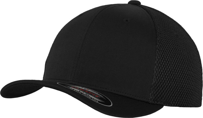 Levně 6 panelová síťovaná kšiltovka - black