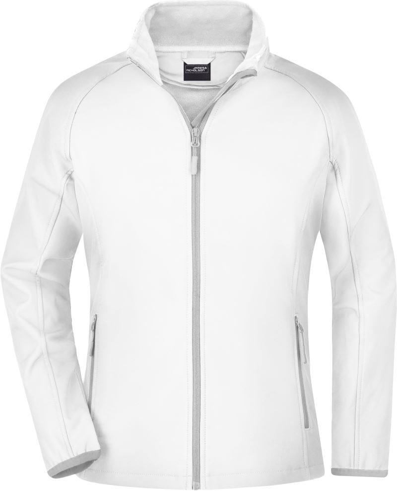 Levně Dámská 2-vrstvá promo softshellová bunda - white/white