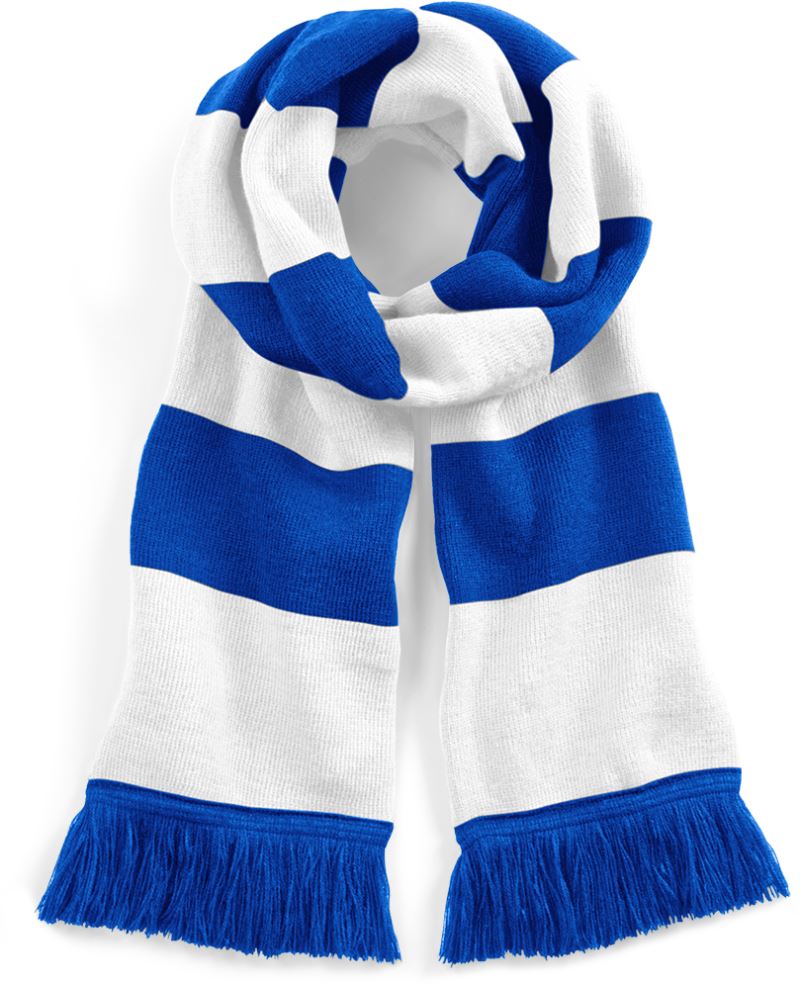 Levně Šála "Stadium" - bright royal/white