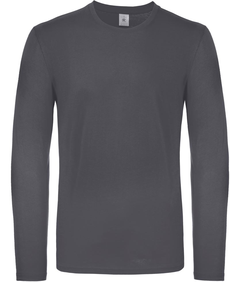Levně Tričko s dlouhým rukávem - dark grey