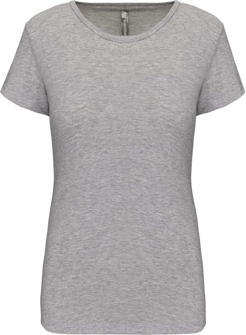 Levně Dámské elastické tričko - light grey heather