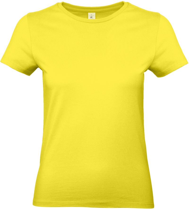 Levně Dámské tričko z těžké bavlny - solar yellow