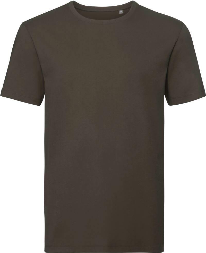 Levně Pánské tričko Pure Organic - dark olive
