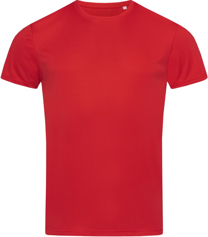 Levně Pánské sportovní tričko Interlock - crimson red