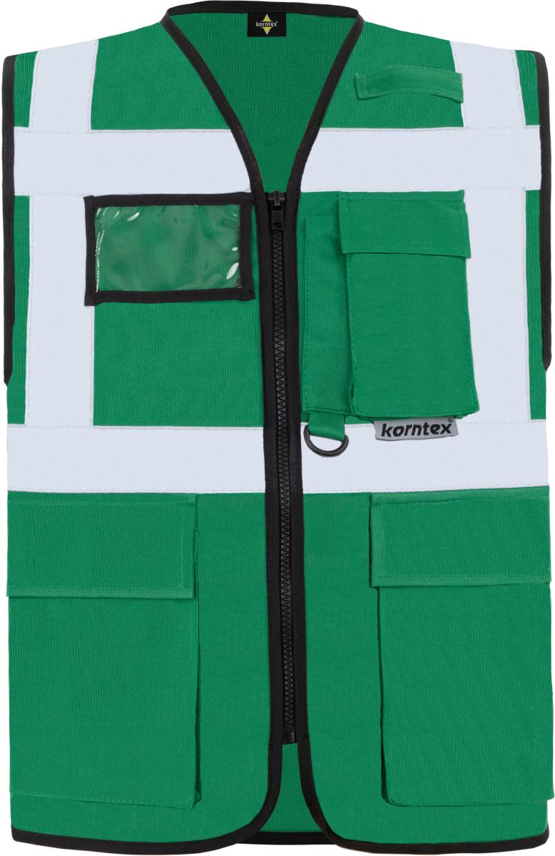 Levně Multifunkční vesta - green
