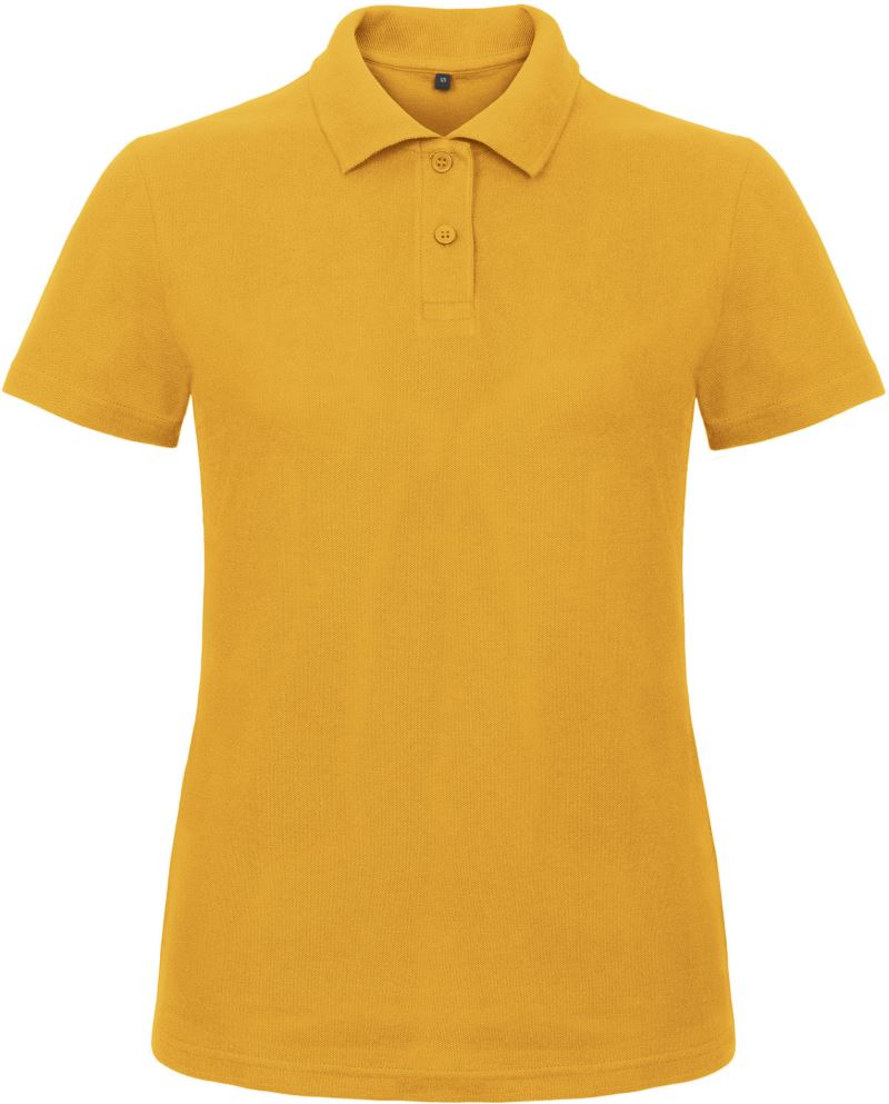Levně Dámské piqué polo - chili gold