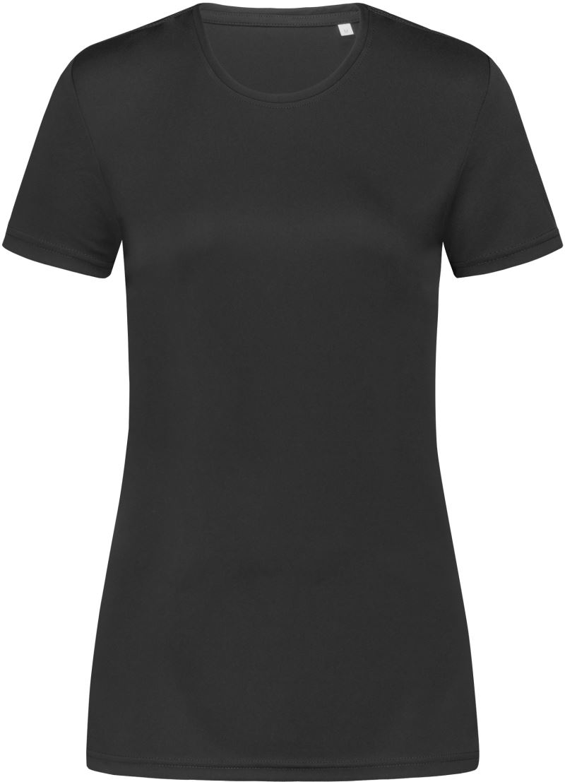 Levně Dámské sportovní tričko Interlock - black opal