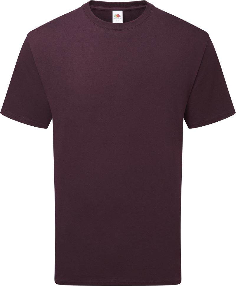 Levně Tričko z těžké bio bavlny - dark plum