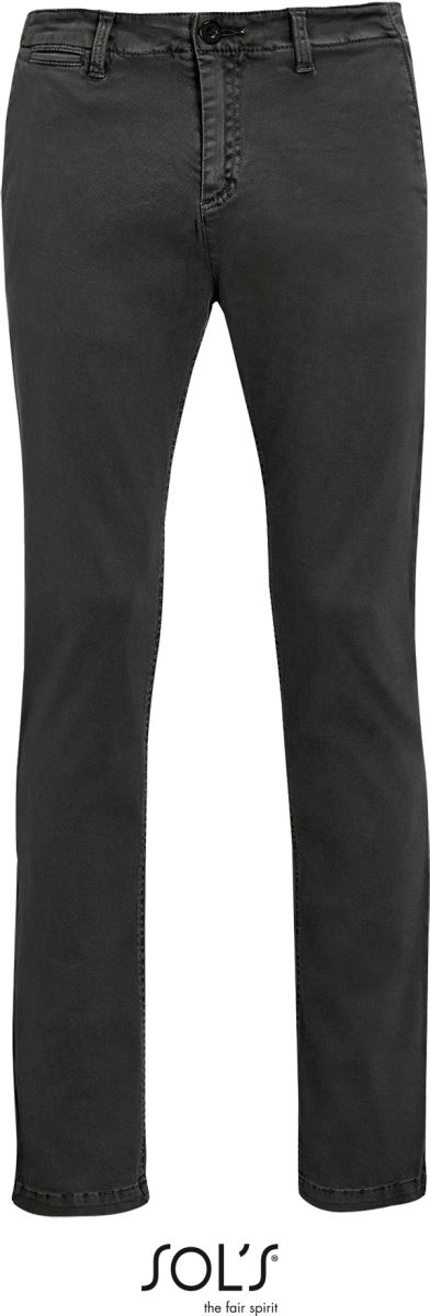 Levně Pánské kalhoty - charcoal grey