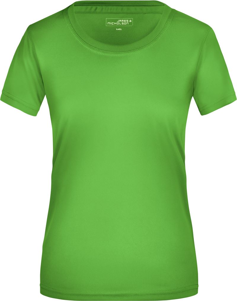 Levně Dámské žerzejové sportovní tričko - lime green