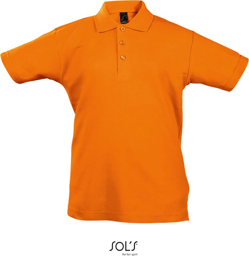 Levně Dětské piqué polo - orange