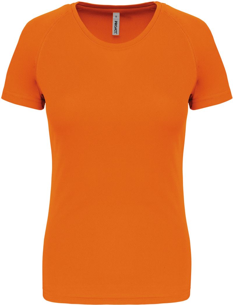 Levně Dámské sportovní tričko - fluorescent orange