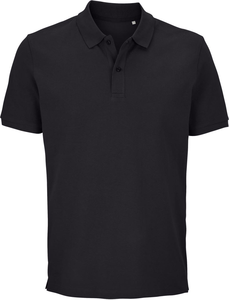 Levně Unisex piqué polo z těžké bavlny - carbon grey
