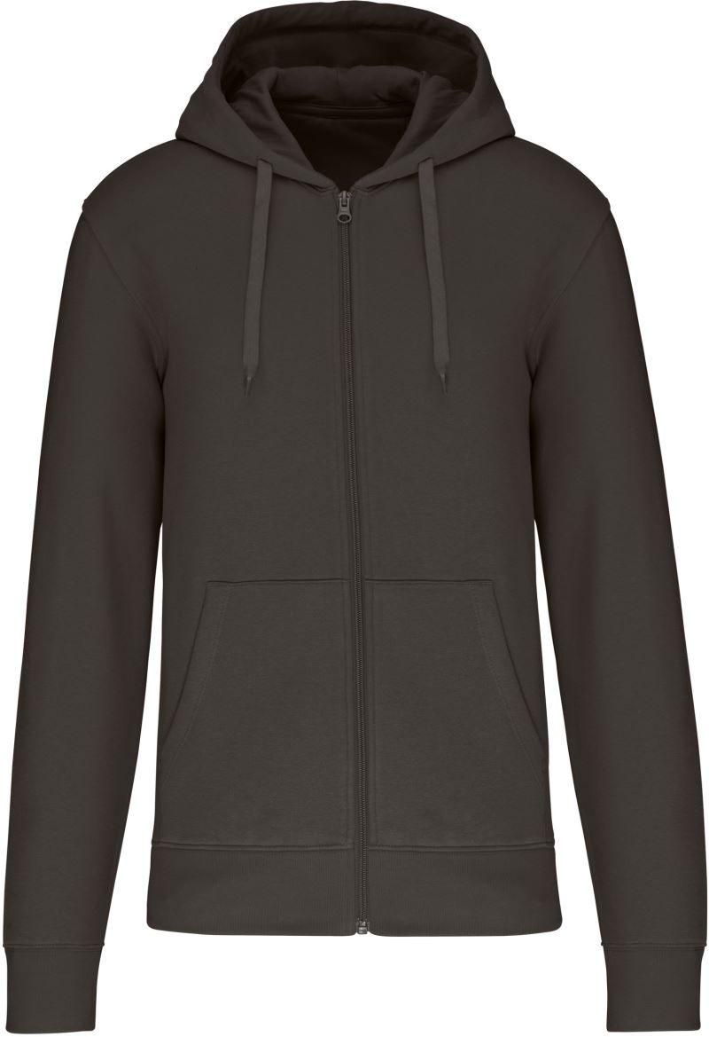 Levně Eco-friendly mikina s kapucí - dark grey