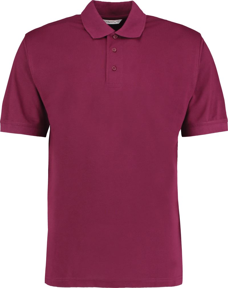 Levně Pánské piqué polo "Superwash" - burgundy