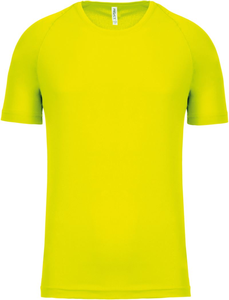 Levně Pánské sportovní tričko - fluorescent yellow