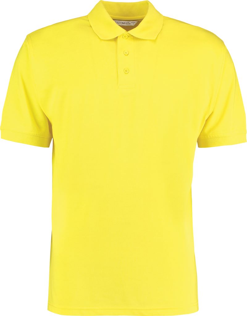 Levně Pánské piqué polo "Superwash" - canary