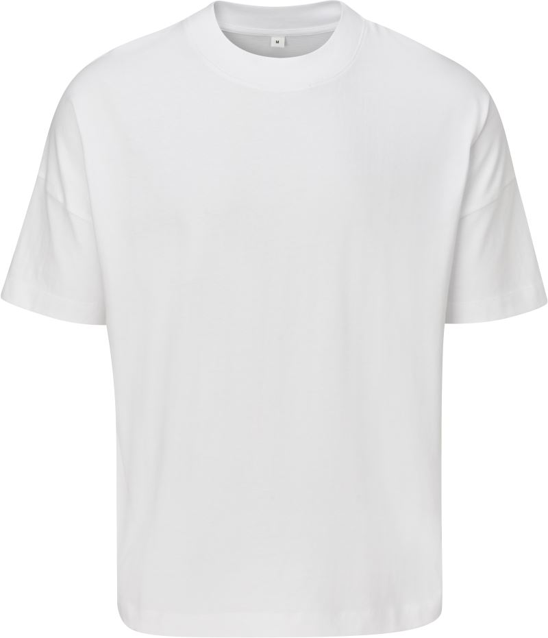 Levně Oversize tričko z těžké bavlny - white