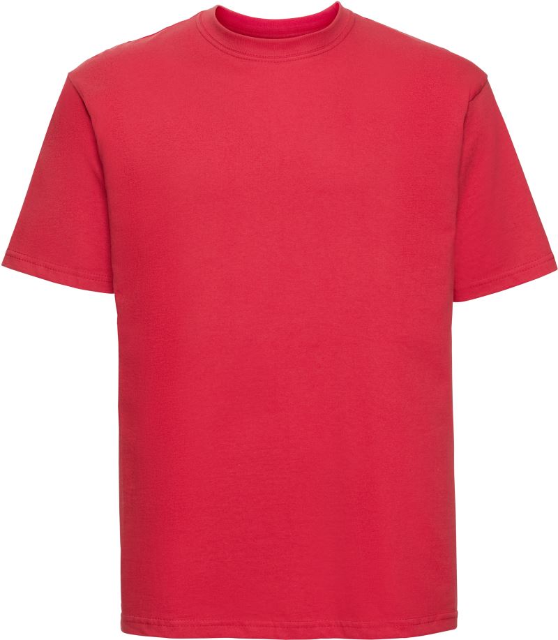 Levně Tričko z těžké bavlny "Authentic" - bright red