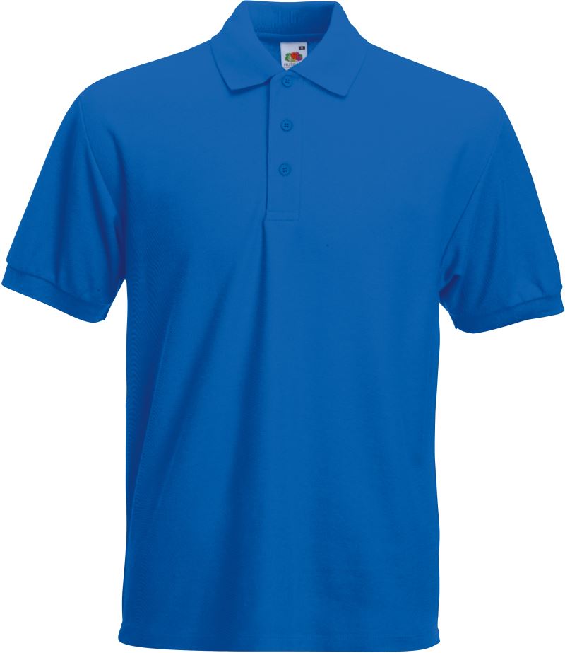 Levně Piqué polo z těžké bavlny - royal blue