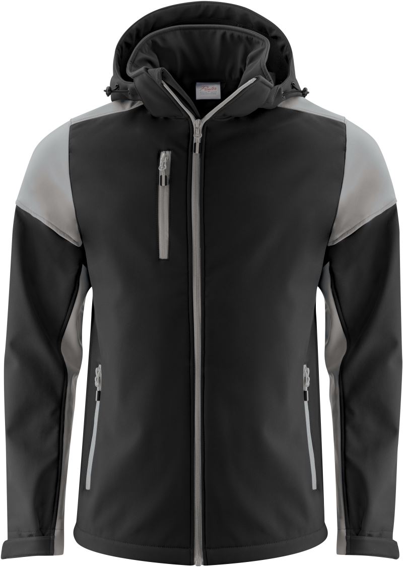 Levně Pánská softshellová bunda - black/anthracite